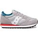 Kids' Saucony Jazz Original Sneakers Grey / Blue / Red | Singapore 879XYUF